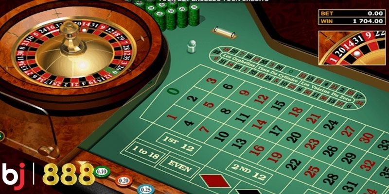 Bàn Roulette có hai dãy số chính là 1-18 và 19-36