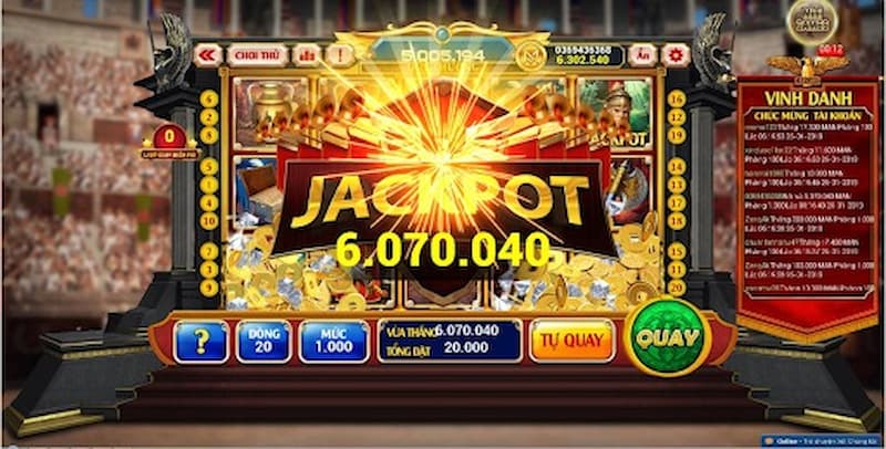 Jackpot game bài slot Lựa chọn game chơi